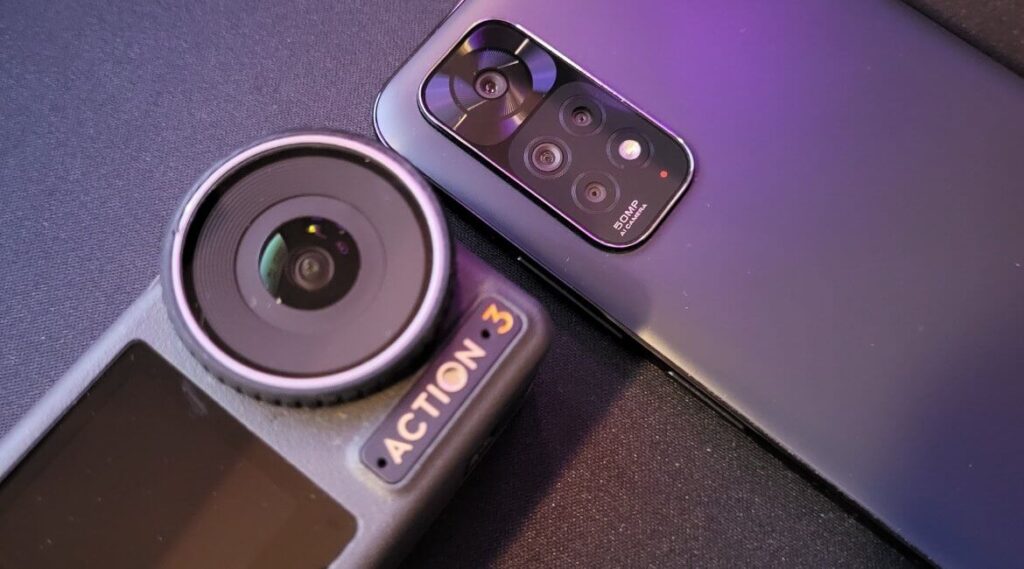 Actionkameras Vergleich zu Smartphones